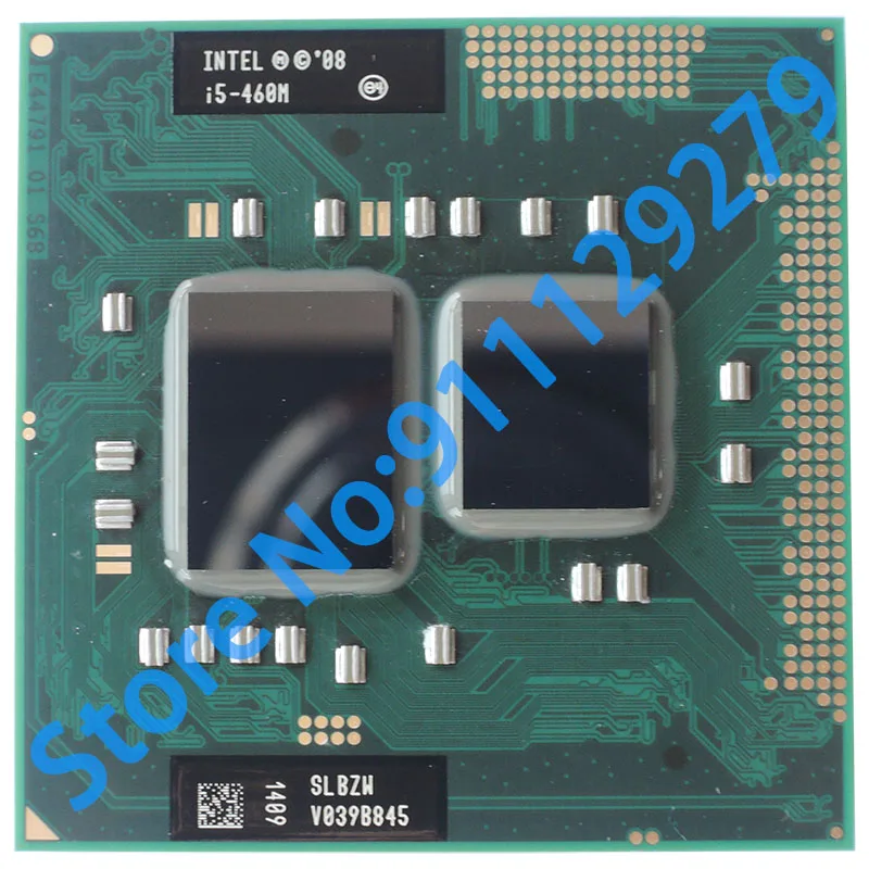 ПК процессор i5 460M SLBZW 2 5 ГГц двухъядерный Quad нить Процессор 3 Вт 35 Разъем G1 /