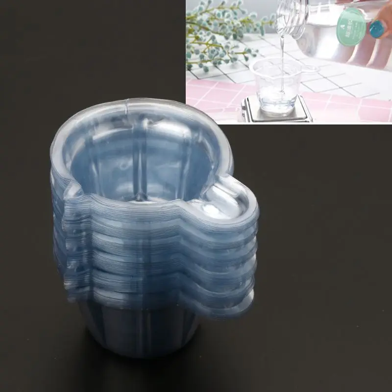 50Pcs 40ML Plastic Disposable Cups DIY Epoxy Resin Dispenser Jewelry Making Tool | Украшения и аксессуары