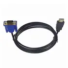 1 м HDMI-совместимый кабель HDMI-совместимый с VGA 1080P HD с аудиоадаптером Кабель HDMI-совместимый с VGA-кабелем Прямая поставка