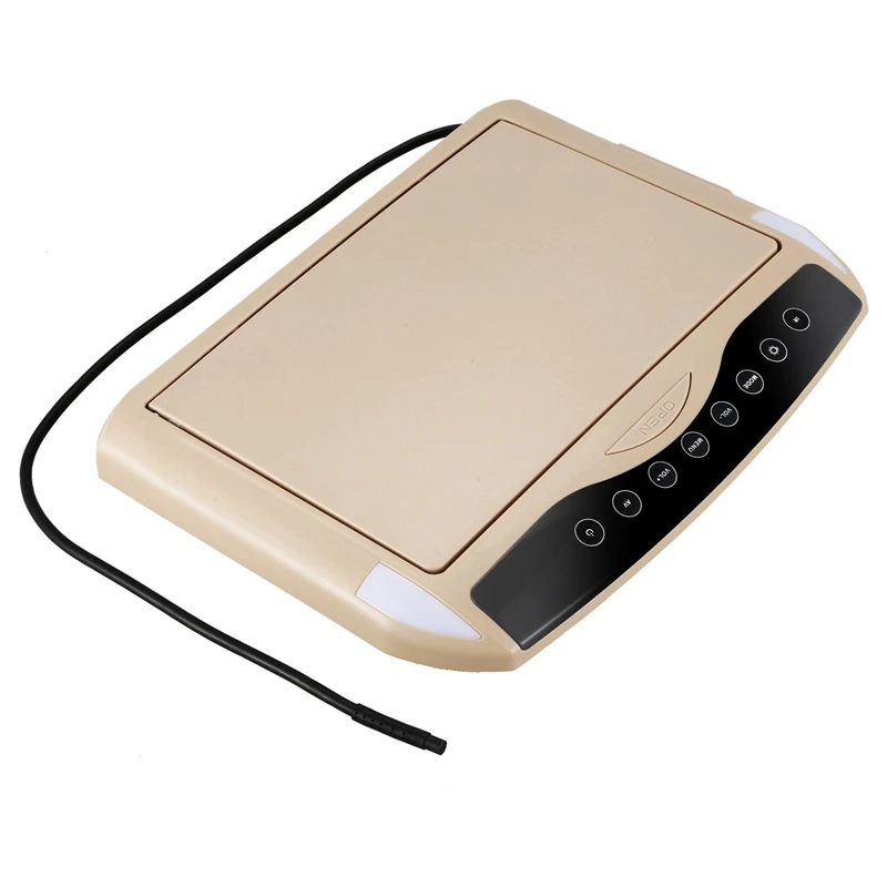 Ультра тонкий 10 1 дюймов крыше автомобиля монитор потолочное крепление флип вниз