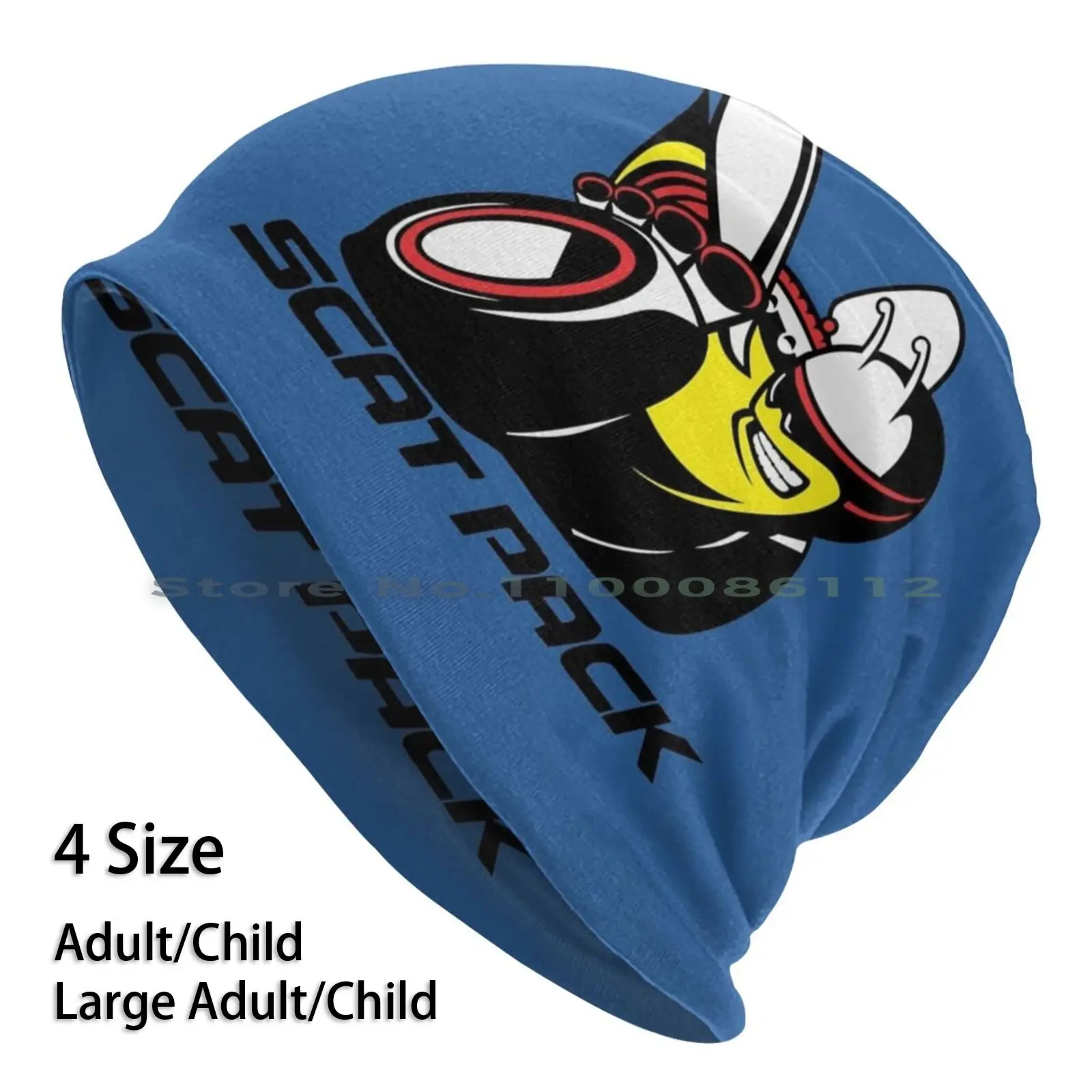 

Scat Pack Black Letters Beanies Knit Hat Mopar Plymouth Chrysler Car Automobile Classic Muscle Hot Rod Road Runner Belvedere