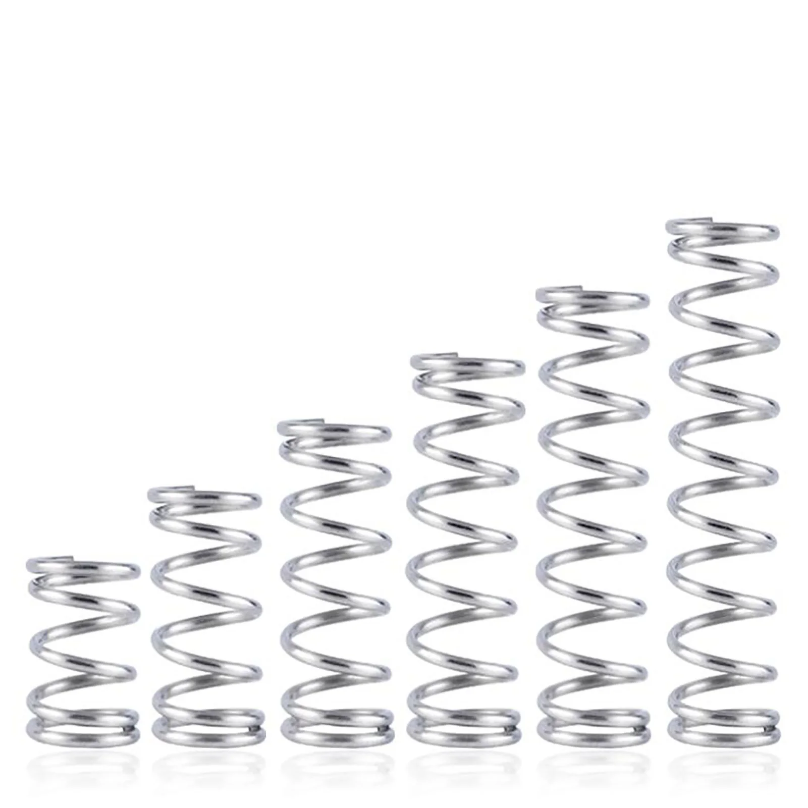 10PCS  Wire Diameter 0.2mm 304  Stainless Steel Coil Compression Spring