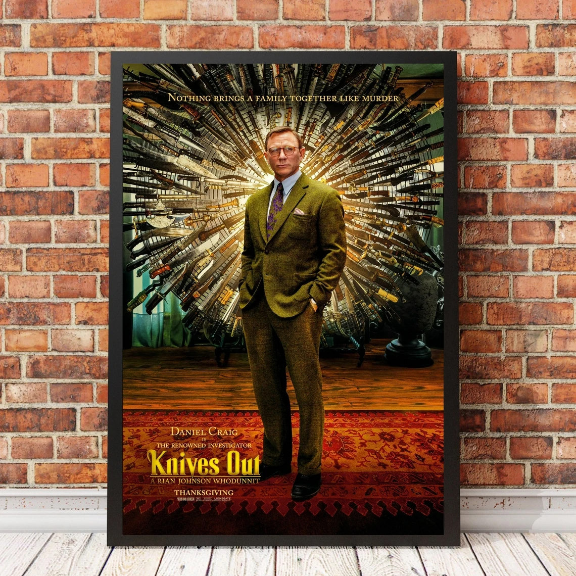 

Картина из искусственной кожи с изображением ножей и холста без рамки, картина для украшения дома (без рамки)