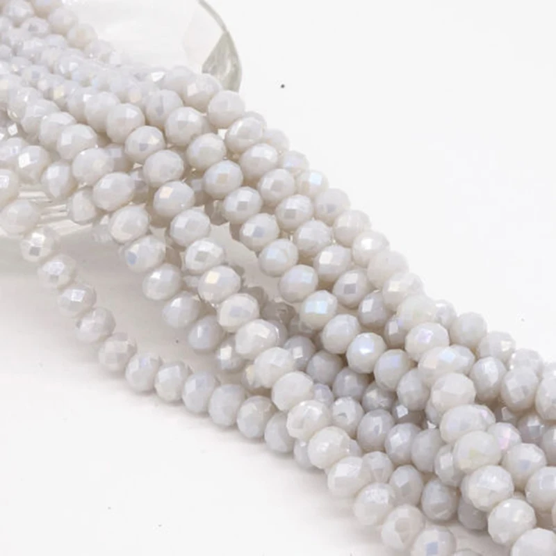 Крошечные 2 мм серые цветные покрытые кристаллы чешские бусины 185 шт. граненые