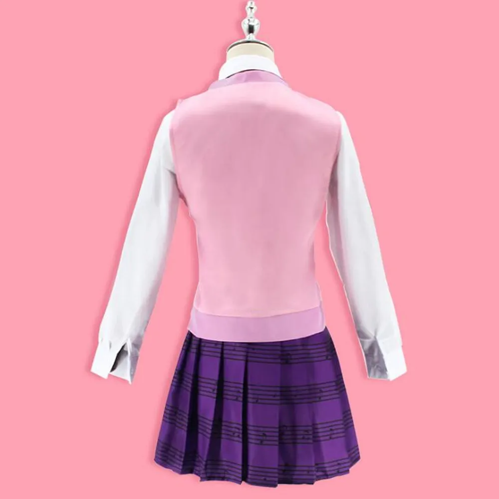 

Game Danganronpa V3 Akamatsu Kaede Cosplay Costume Anime Women JK School Uniform Vetement Manga