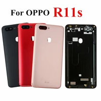high quality for oppo r11s battery cover housing phone case back cover with buttons for oppo r11s back cover rear housing