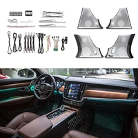 for volvo s90 xc90 2018 2022 ambient light dashboard led neon strip atmosphere lamp door speaker cover panel decorative light