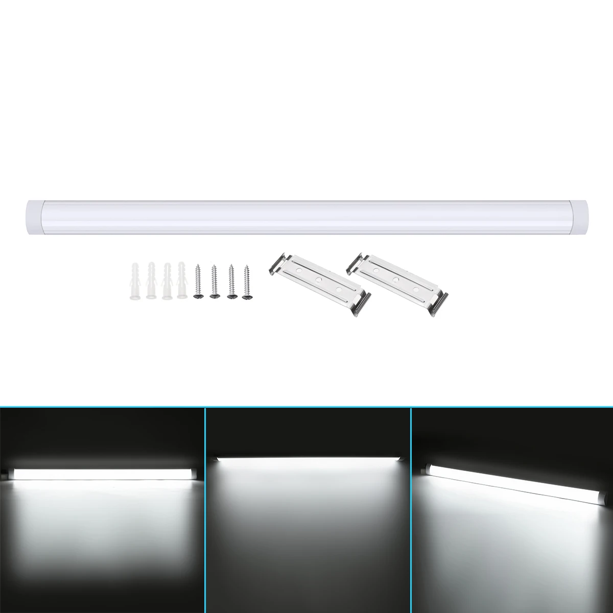 

120cm Led Tube Light Lamp Tube AC85-265V 2.93ft 1200mm Wall Lamp 96LED 48W Warm White Cold White Tri-proof Light