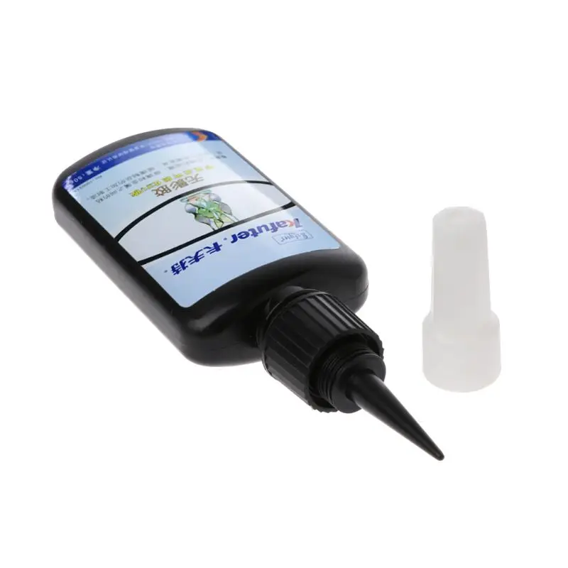 50 мл клей для УФ сушки прозрачный склеивания стекла ремонт жидкого