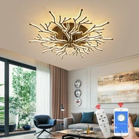 rcapp white black color modern led chandelier for living room master room bedroom fixtures ac85 265v chandelier fixture