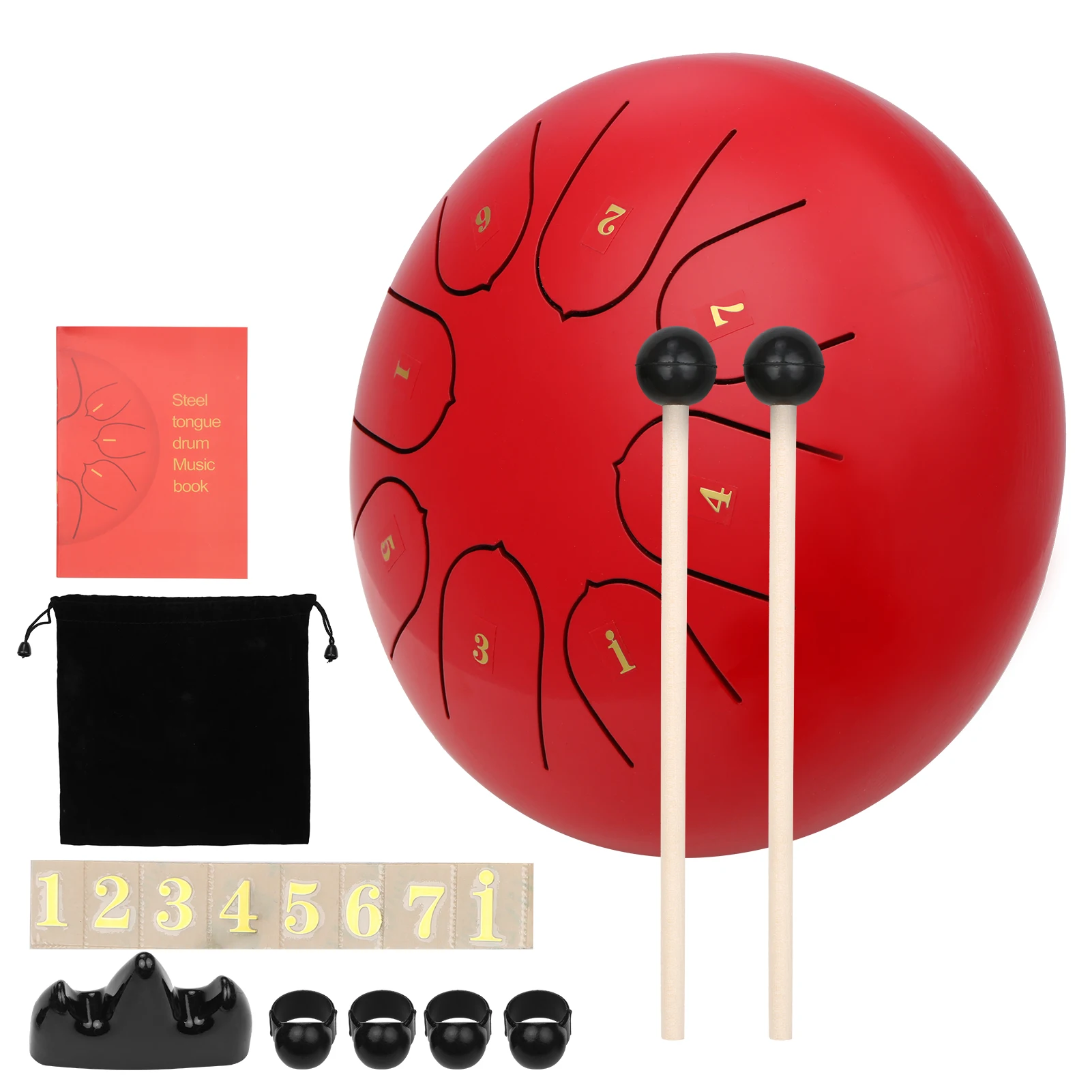 

Muslady 8 Примечания C универсальный ключ 6 дюймов Мини Сталь язык барабан ручной сковорода барабан Ударные с барабанные палочки для ум целебная...