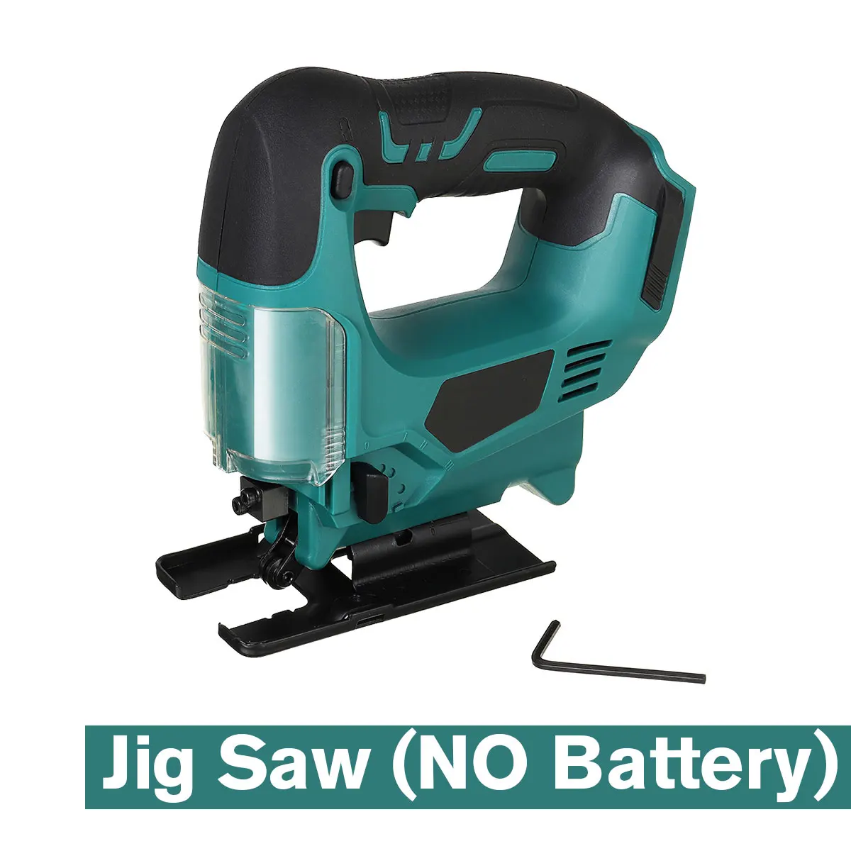 

Drillpro 21V 65mm 2900RPM Cordless Jigsaw Electric Jig Saw Rechargeable Adjustable Woodworking Power Tool for Makita 18V Battery