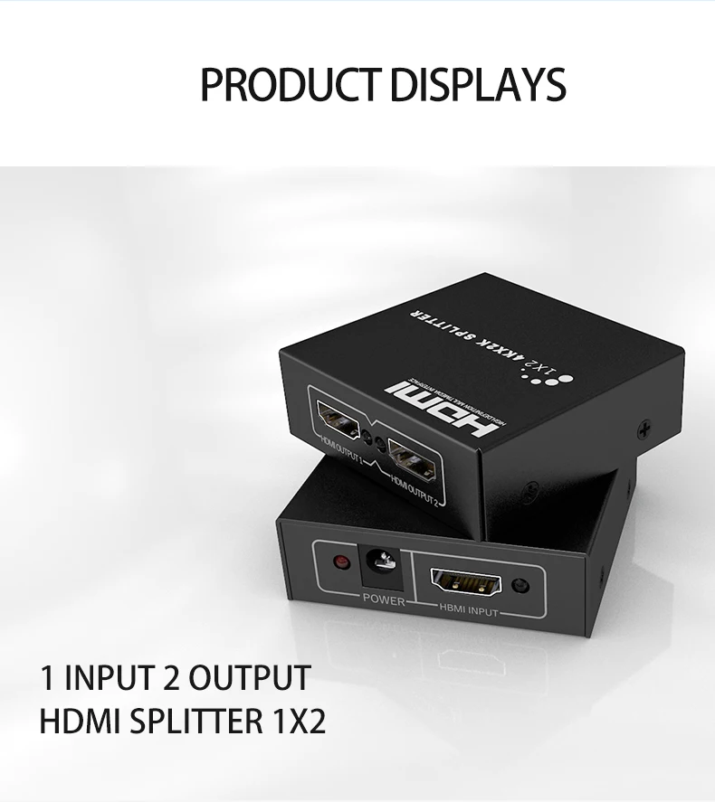 HDMI сплиттер HDCP 4K 1x2 1 в 2 out усилитель сигнала мощности 1080P 3D 1x4 аудио сплиттер HDMI конвертер 1x8 HDMI адаптер