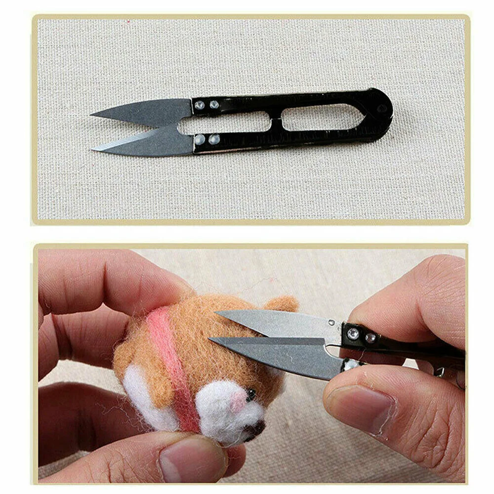 

40 Colors Wool Felting Needle Felting Kit With Foam Felting Needles Wooden Handle For Diy Yarn Wool Felt Supplies Q69538