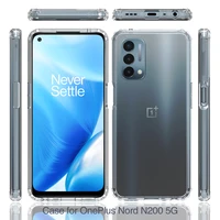 for oneplus nord n200 n100 n10 8t 9 pro shockproof tpuacrylic back case clear transparent anti scratched cover