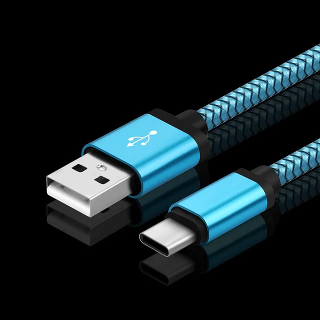 Фото USB-кабель для Samsung Galaxy Tab A51/A52/A50/Note 9/8/10/S5e/Tab A 10,5/S10/OnePlus 7, длина 1 м/2 м/3 м №2