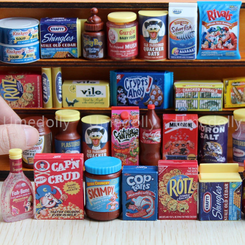 Миниатюрный Кукольный домик супермаркет имитация закусок для куклы Blyth Barbies bjd