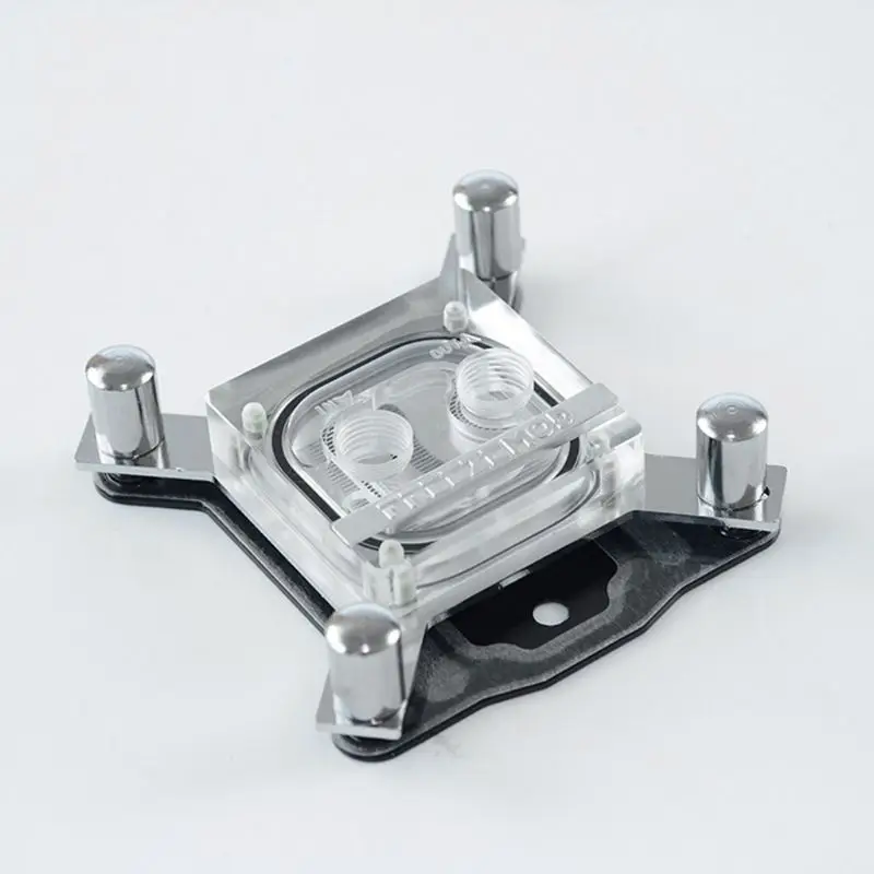 

G1/4 Thread Waterblock Acrylic Copper Water Cooling CPU Radiator Heatsink Block 95AD