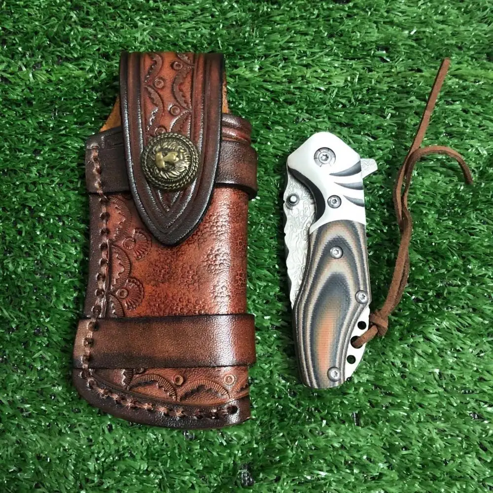 Высококачественный складной мини-нож из дамасской стали портативный карманный