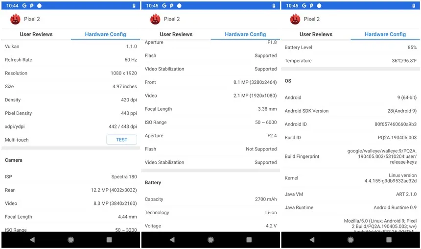 Мобильный телефон Google Pixel 2 с европейской версией, 5,0 дюймов, 4 Гб ОЗУ, 64 ГБ/128 Гб ПЗУ, Восьмиядерный мобильный телефон Snapdragon 835, отпечаток пальца