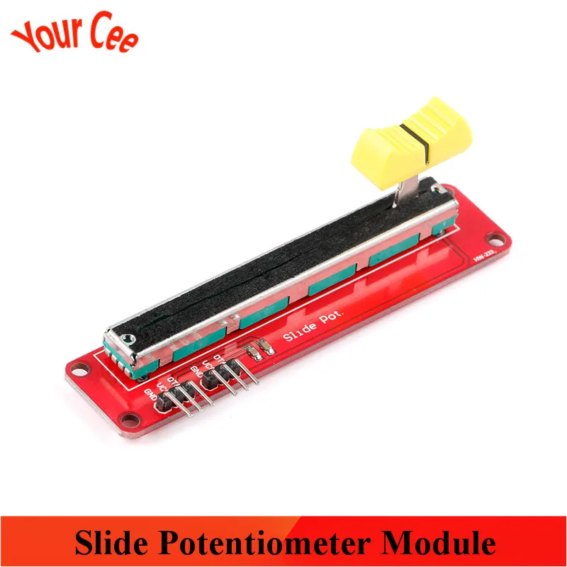 Двойной Аналоговый потенциометр скользящий 10 кОм Линейный модуль аналоговый