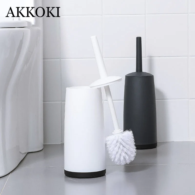 

Household Toilet Cleaning Brush Holder Set Long Handle No Dead Ends Creative Toilet Soft Hair Brush Bathroom Cleaning Tool