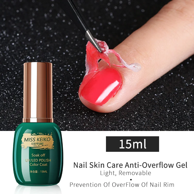 15 мл анти переполнения лак для ногтей Гель акриловых ленты набор пинцетов запаха