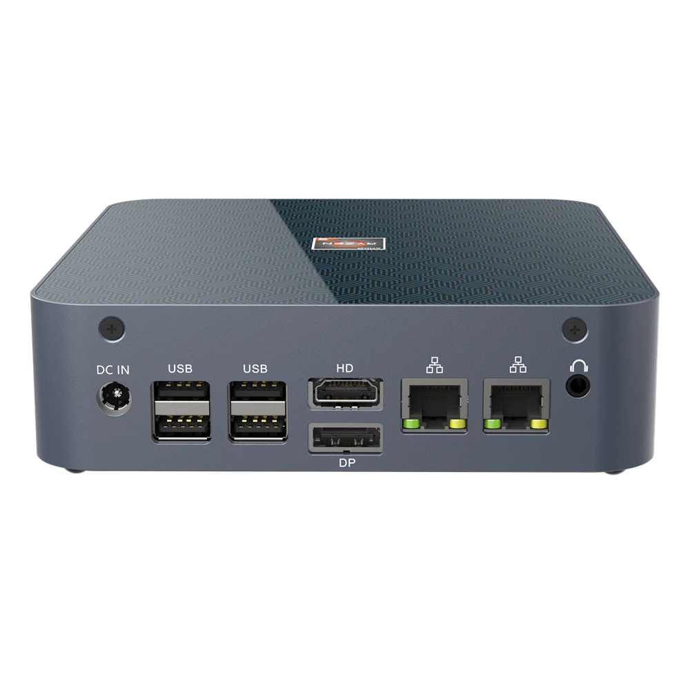 Новый мини-ПК AMD Ryzen R7 5800U Windows 11/10 TPM2.0 Dual LAN NVMe SSD Vega Графический игровой ПК HD DP Type-C WiFi