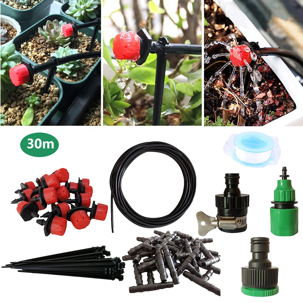 30 м Микро Комплект капельного полива DIY растение для патио набор сад
