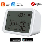 Смарт-датчик температуры и влажности NEO Tuya Zigbee OTA, датчик температуры и влажности в режиме реального времени, дистанционное управление через приложение ce SmartLife