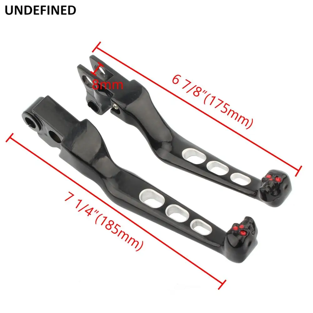 Запчасти для мотоциклов Череп тормоз рычаг сцепления ручка рычага Harley Touring Road King