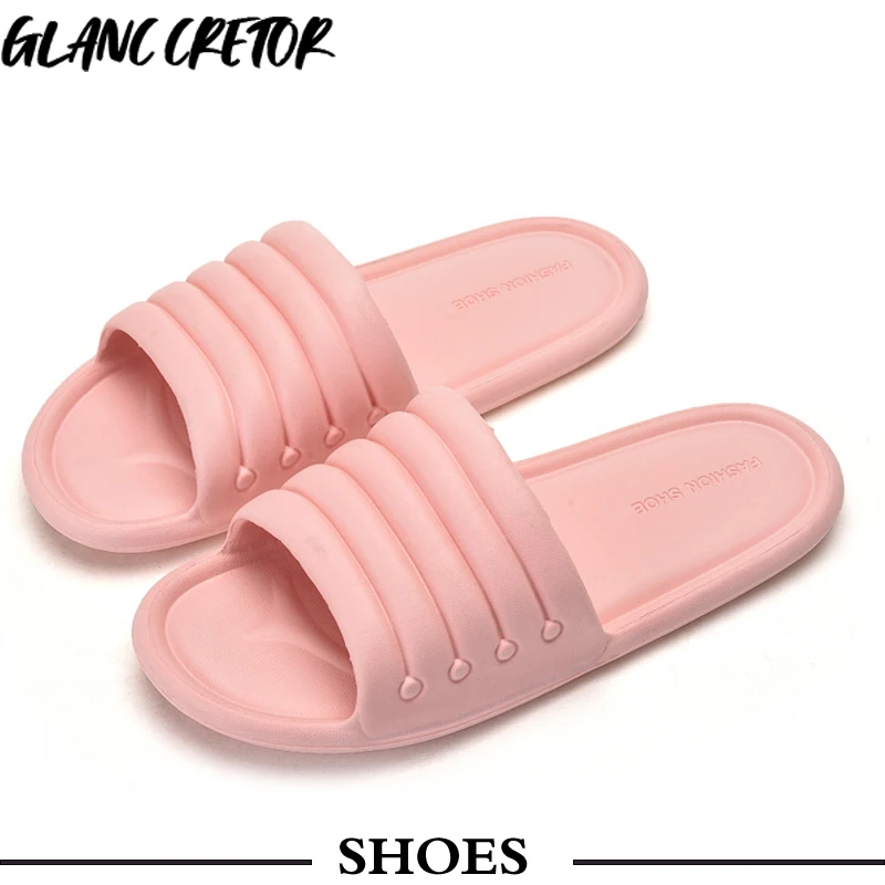 

Шлепанцы унисекс из ЭВА, Нескользящие, для ванной комнаты, плоская подошва, сандалии, летние тапочки, 2021