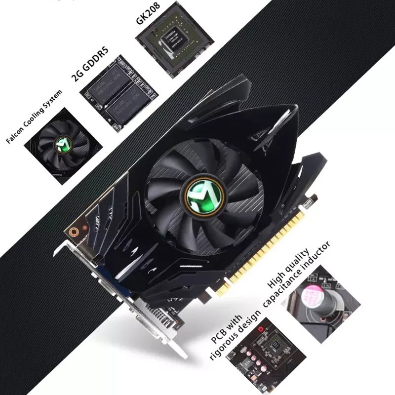 Игровая видеокарта MAXSUN NVIDIA GT 730 трансформаторы 2 ГБ/4 ГБ GDDR3/GDDR5 VGA + DVI для ПК игровая