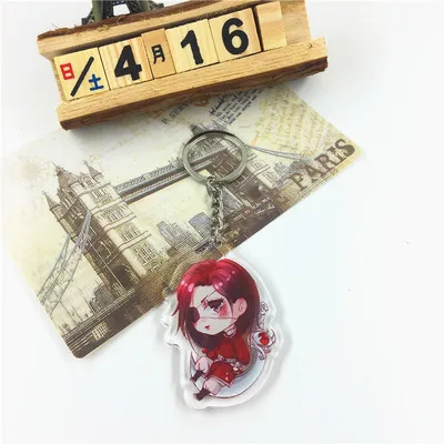 17 Аниме Тянь Гуань Ci Fu брелок Xie Lian Hua Cheng He Xuan акриловый брелок милый мультфильм кулон брелок ювелирные изделия подарок llaveros - Цвет: 17