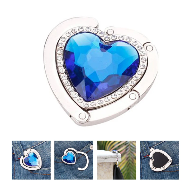 

Heart-Shape Foldable Purse Handbag Hanger Hook Holder