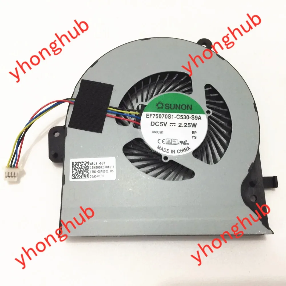 SUNON EF75070S1 C530 S9A S5V S5VT DC 05в 4 проводной Сервер вентилятор охлаждения ноутбука|Кулеры