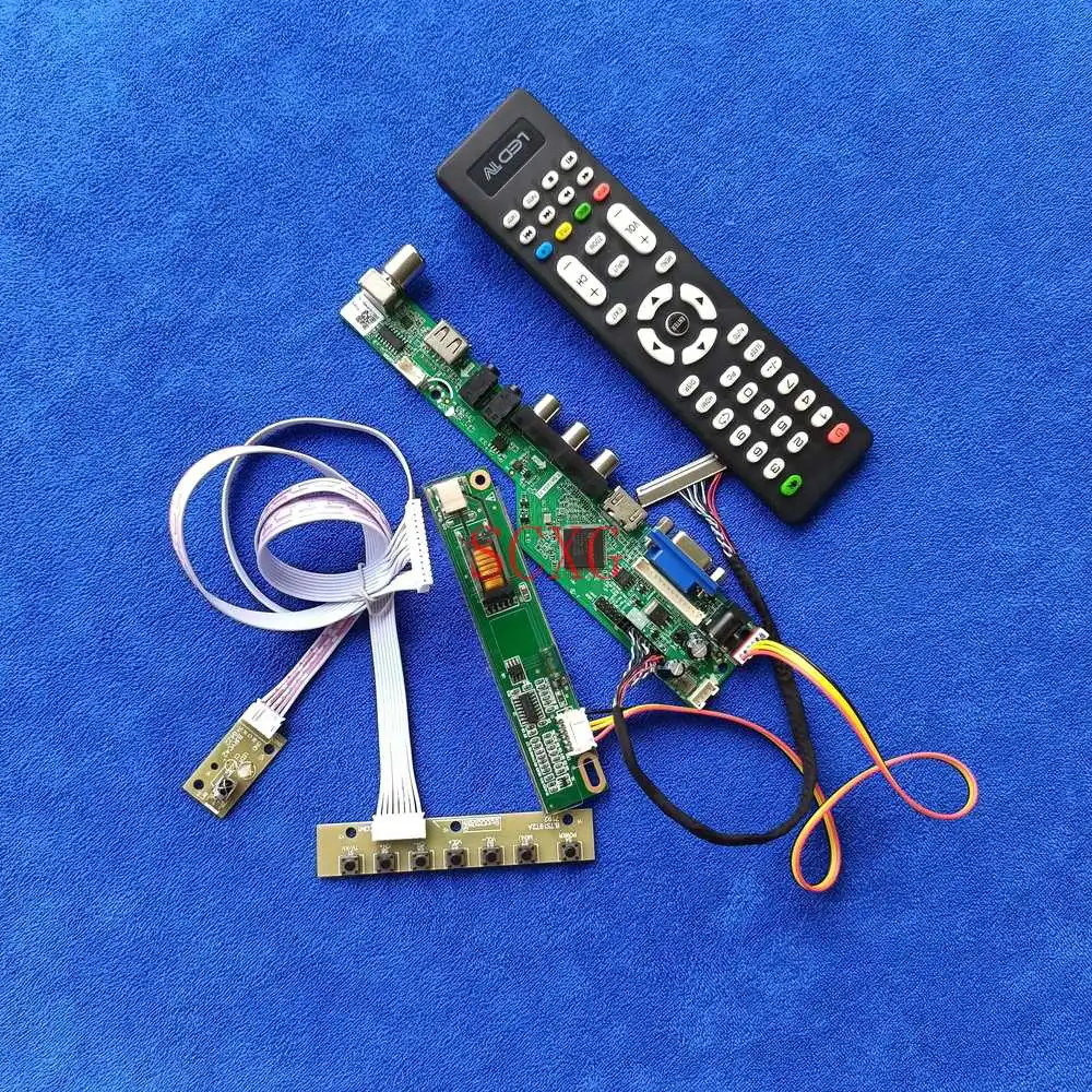 

1440*900 комплект совместимому с HDMI, VGA, AV USB LVDS 30-контактный ЖК диск контроллер карты 1 с холодным катодом (CCFL) для B154PW01/B154PW02/LP154WP1 аналогового сигн...