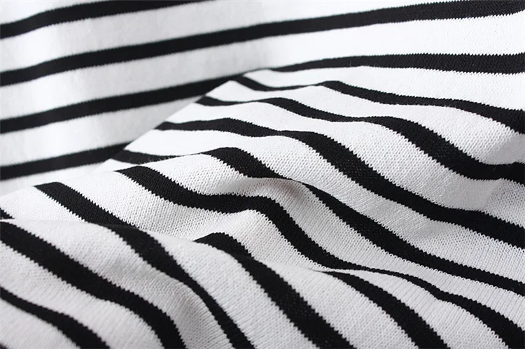 

Striped Summer Tops Women V Neck T-Shirt Casual Plus Size Knitted Short Sleeve Tops Tees KKFY5494