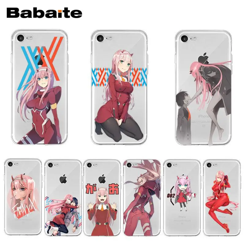 Дорогой в FRANXX ZERO TWO чехол для телефона iPhone XR 11 Pro Max XS MAX 8 7 6 6S Plus X 5 5S SE|Бамперы| |