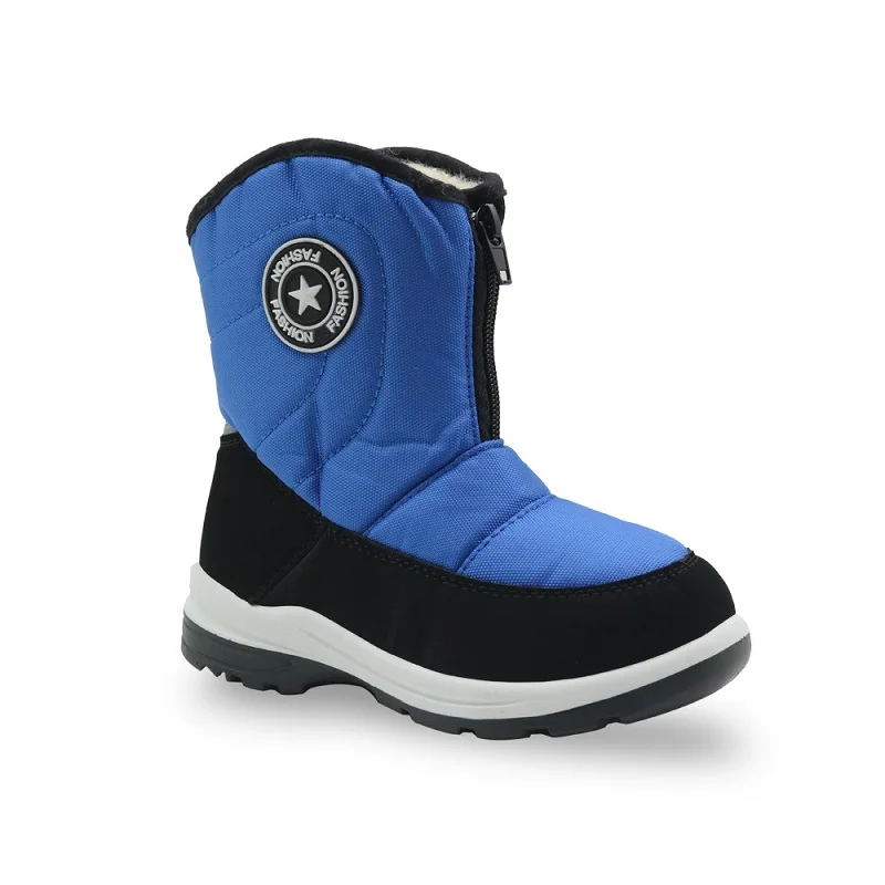 

2021 Boys Girls' Snow Boots Winter Antislip Fleece Lined Padded Warm Keeping Cotton Boots Sports Children's Shoes Sneakers