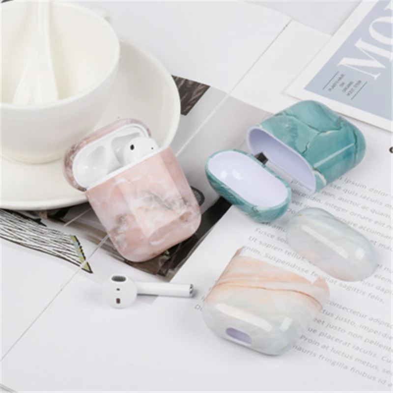 Чехол для Apple AirPods 1 2 роскошный глянцевый чехол наушников | Электроника
