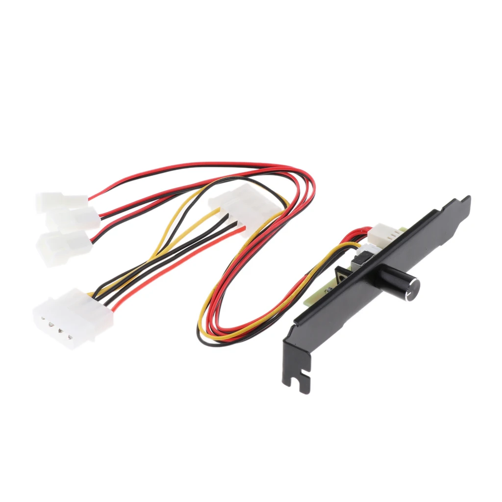 Контроллер скорости вентилятора PCI 3 в 1 для настольного компьютера чехол док