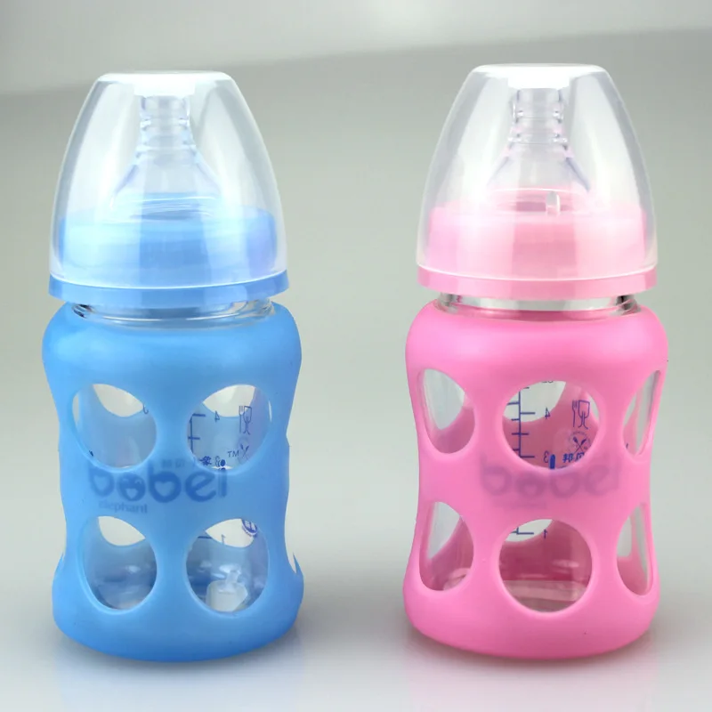 Стеклянная соломенная бутылка для воды 150 мл кормления ребенка|Бутылки| |