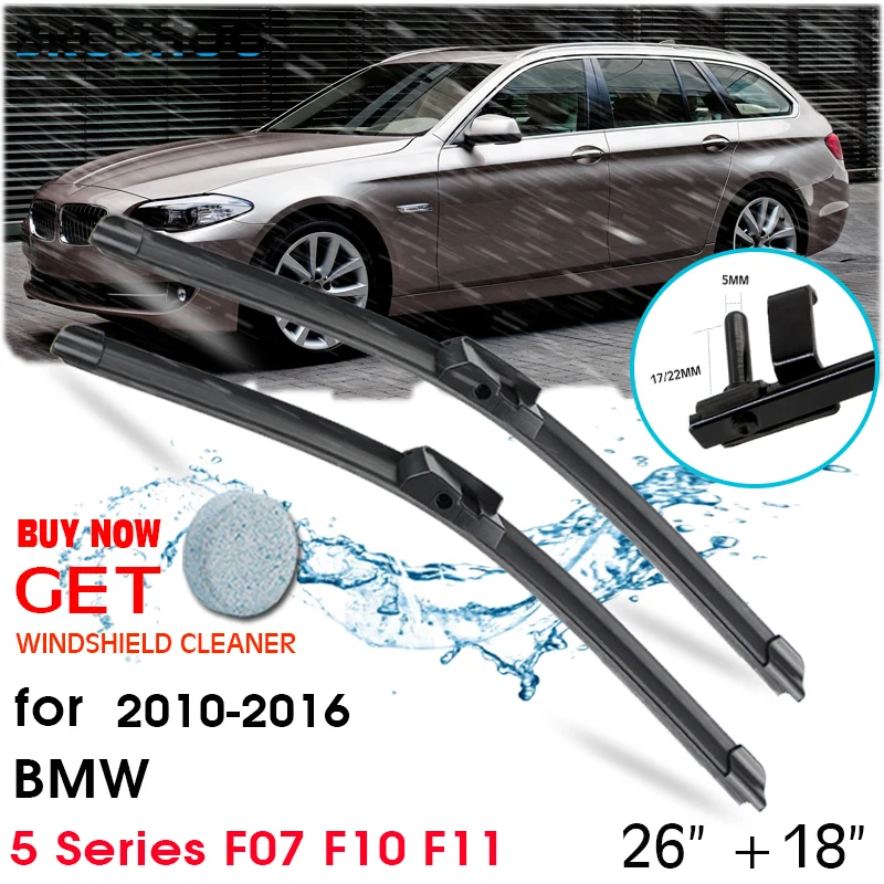 Car Wiper Blade Front Window Windscreen Windshield Wiper Blades Auto Accessories For BMW 5 Series F07 F10 F11 26