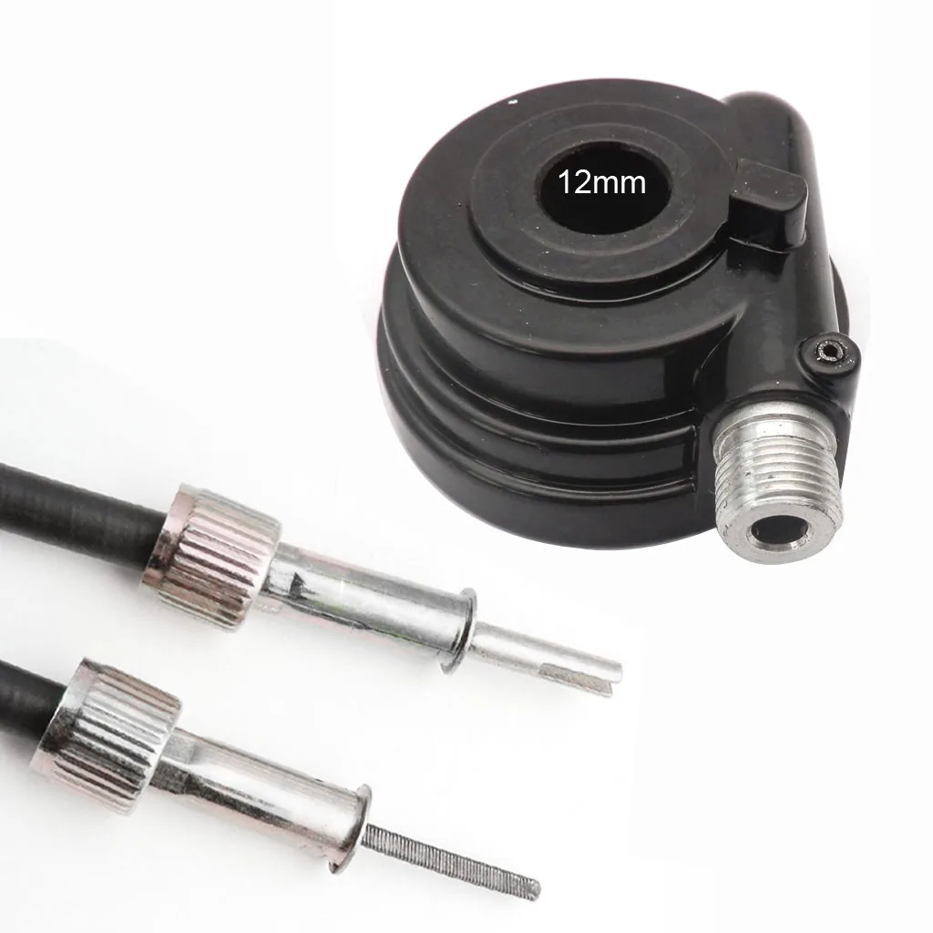 12mm Motorcycle Scooter Speedometer Drive Gear+ Cable Line For Gy6 49 50 150 Chinese Scooter 12mm 10mm - Цвет: 12mm