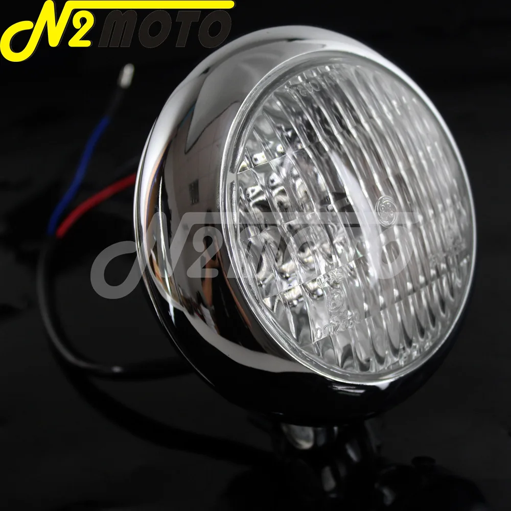 Алюминиевый головной фонарь 4 5 дюйма H4 фара ближнего и дальнего света для