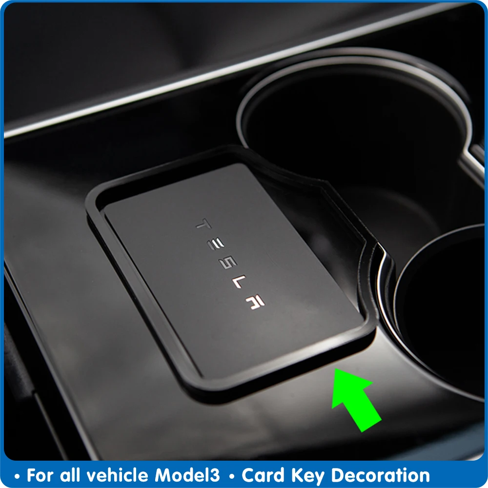 Держатель рамы для ключа стартера двигателя автомобиля Model3 фиксатор наклейка