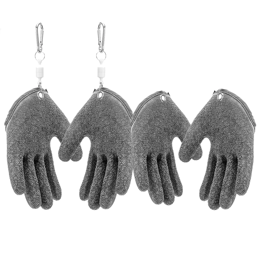 

Professional Fishing Glove Special Anti-skid Stab-resistant Thickened Mitten for Catching with Buckle Fishing Gloves