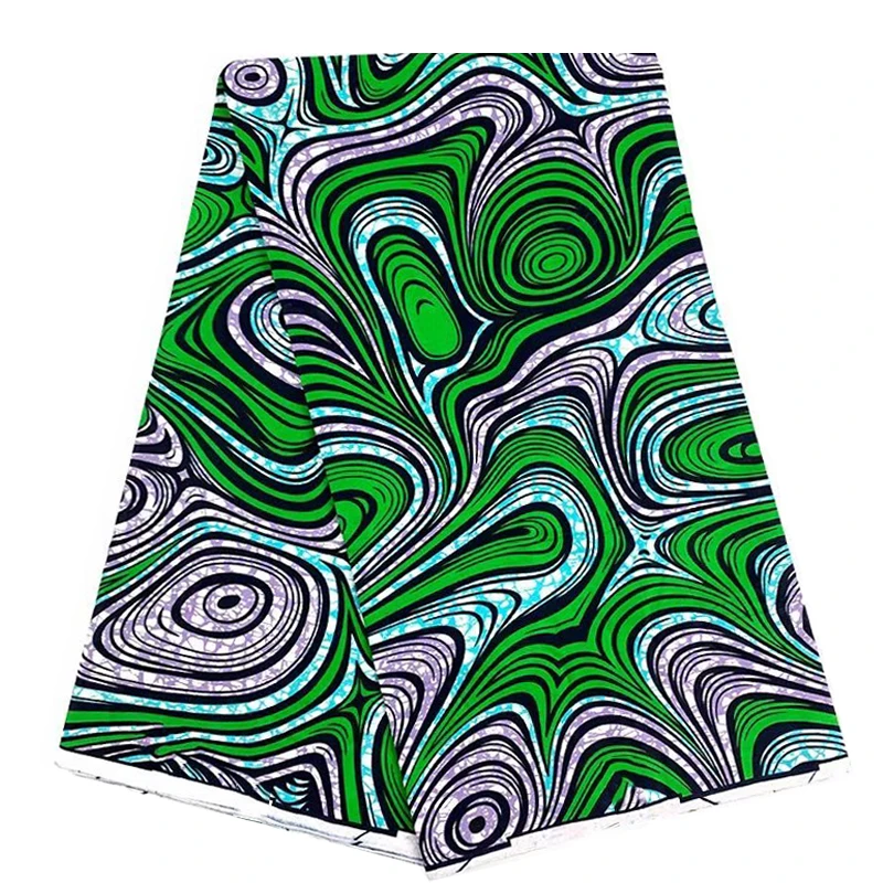 

African Printed Fabrics By The Meter 100%Cotton Nigerian Ankara Dress Material Fabric For Sewing Veritable High Quality SP 1520