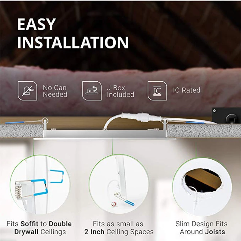 Светодиодный Светильник направленного света QLTEG 20 шт. встраивасветодиодный